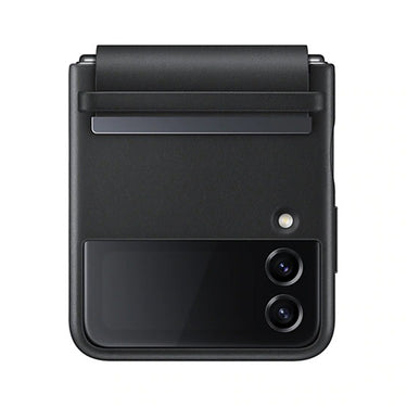 Samsung Galxy Z Flip4 Flap Leather Cover - Black